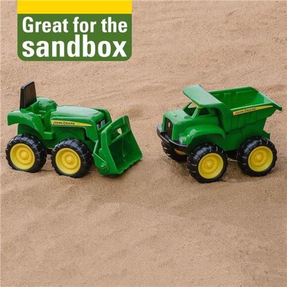 Sandbox Toys - Includes Dump Truck Toy and Tractor Toy with Loader, Kids Toys - Picture 6 of 8